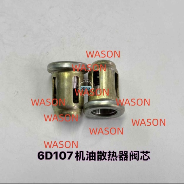6D107 Excavator  Oil Cooler Valve Core