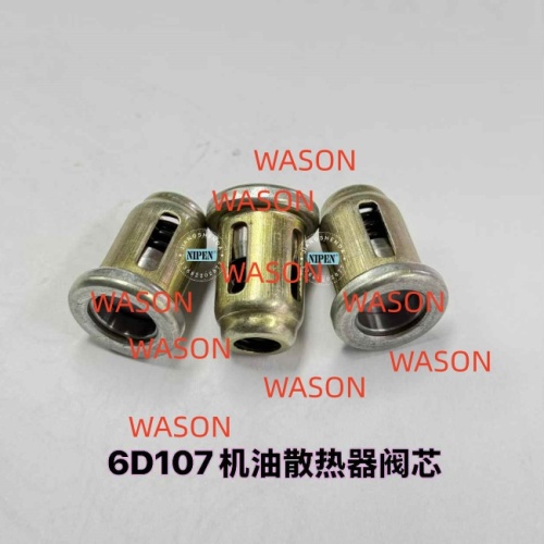 6D107 Excavator  Oil Cooler Valve Core