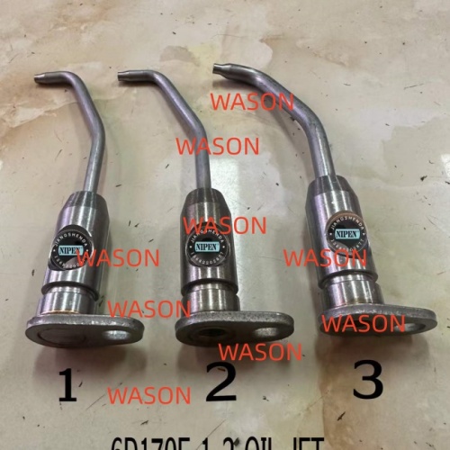 6D170E-1-2  Excavator Piston Cooling Nozzle  Oil jet tuber Piston nozzle