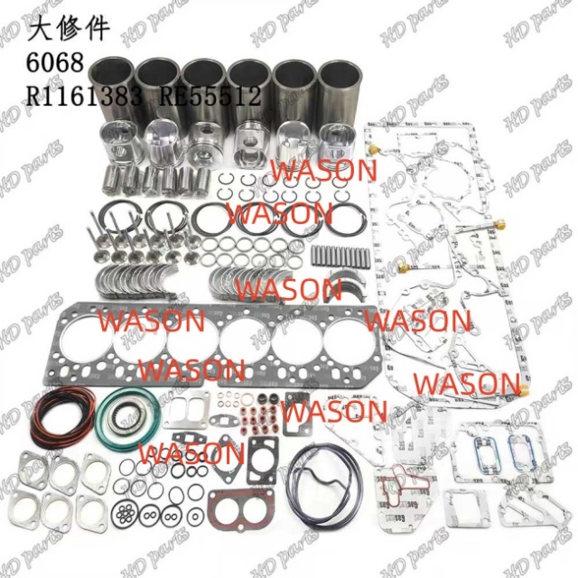 6068 Full Gasket Kit  R116138 RE55512