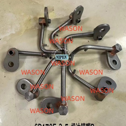 6D170E-3-5 Excavator Piston Cooling Nozzle  Oil jet tuber Piston nozzle