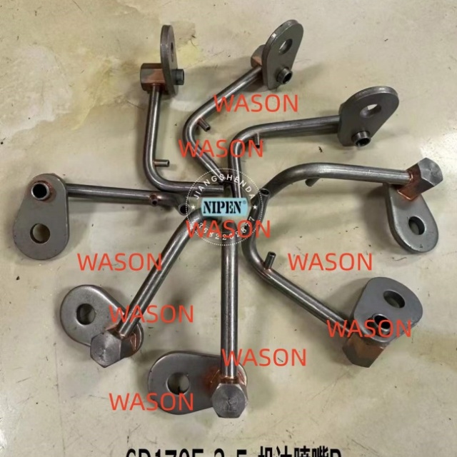 6D170E-3-5 Excavator Piston Cooling Nozzle  Oil jet tuber Piston nozzle