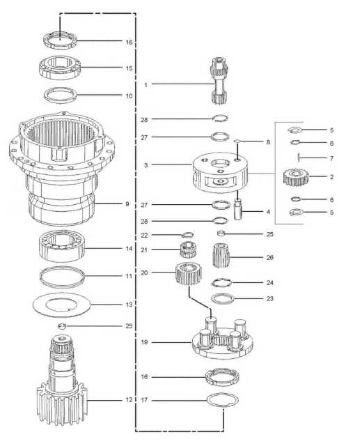 M318C  Gear Parts 152-7372 1527372