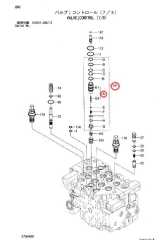 ZAX110 ZAX120  Excavator Main Valve 0795400
