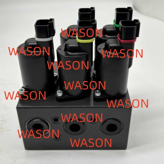 SH200-7  Excavator Solenoid Valve Assy  KHJ43510