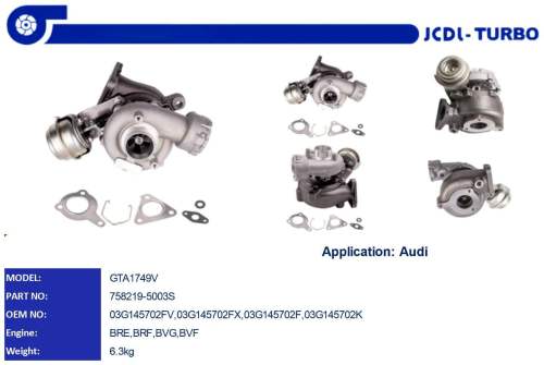 GT1749V Turbocharger  717858-0001 038145702