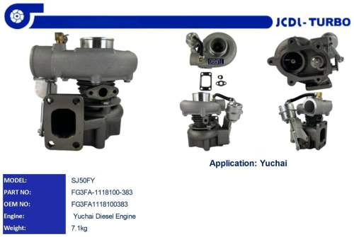 SJ050FY Turbocharger  FG3FA-1118100-383
