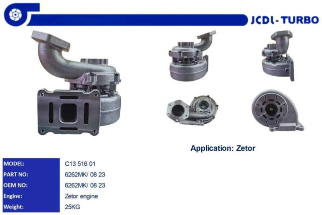 C13 516 01 Turbocharger 6262MK/08 23