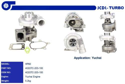 HP60  Turbocharger   4G33TC-203-100
