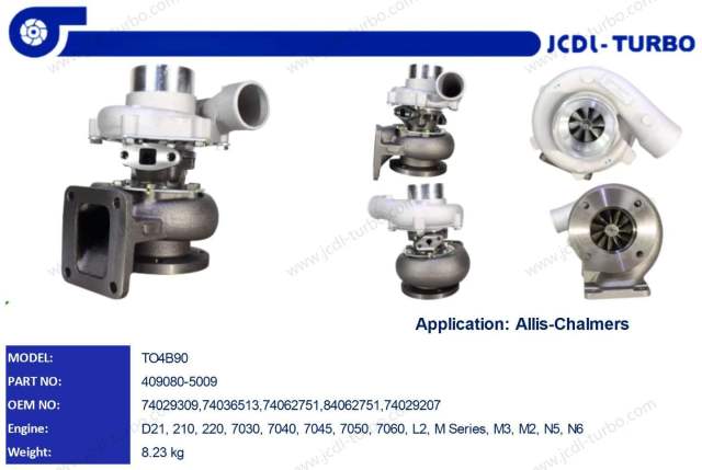 TO4B90 D21 7030 7040 7050 7060 M3 M2 N5 N6 Turbocharger  409080-5009 74029309 74036513 74062751 74029207