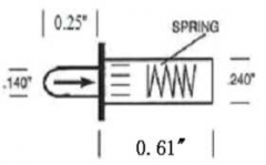 Spring loaded Replacement Pins