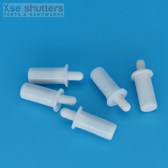Delta Blinds Supply 20-Pack Standard Nylon Shutter Pins - Non-Retractable Louver Support Pins For Shutters