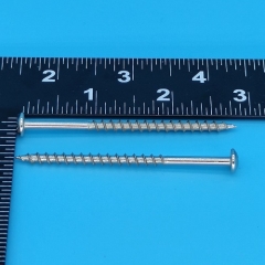 Tension screw for plantation shutters