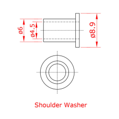 Shoulder Washer for tension screw