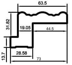 2.5 inch medium Z frame