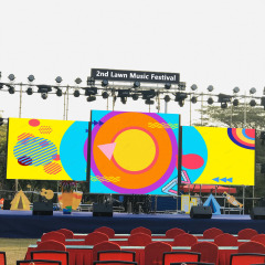 Promotion Pro led screen outdoor P3.91 500*1000mm led display board concert led screen with free flight case