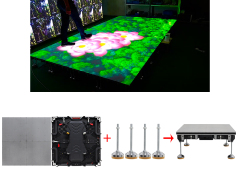 Led Dance Floor P3.91 P4.81 50*50cm pantalla de visualización LED interior para fiesta discoteca de boda