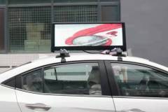 Taxi Top P5 LED Digital Display Full Color 4G/Wifi LED Display Screen Outdoor Waterproof Car Roof Moving Advertising Billboard