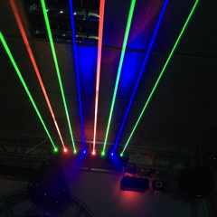 8 Head Multi Color Laser Light