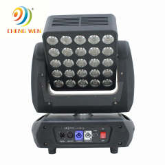 TOP 25*10W RGBW 4 in 1 LED Matrix Stage Lights 5x5 Moving Head Light with Letter Effect