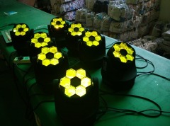 DJ Light 6 lamps*12W RGBW 4in1 Mini Bee Beam Eye LED Moving Head Light on Stage