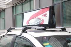 Taxi Top P5 LED Digital Display Full Color 4G/Wifi LED Display Screen Outdoor Waterproof Car Roof Moving Advertising Billboard