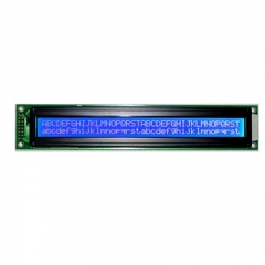 Monochrome 40x2 character STN Blue Negative LCD