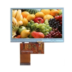 OEM 4.3inch LCD Display 480x272 24bits RGB 40Pin display screen module