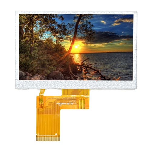OEM 4.3inch LCD Display 480x272 24bits RGB 40Pin display screen module
