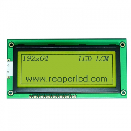 192x64 Monochrome Graphic lcd display module