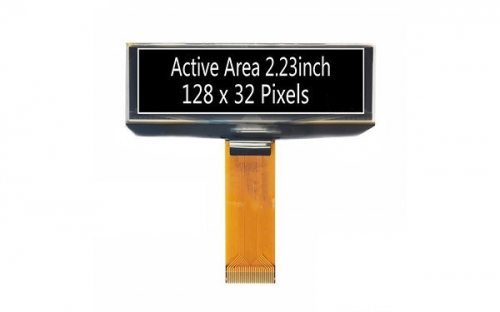 2.23 Inch New Yellow/Blue/Green/White Industrial Control OLED Display Module,128*32 Resolution