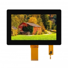 7 inch 1024*600 Resolution Lvds Interface TFT LCD Display with Touch Screen