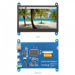 4.3inch HDMI Display 800x480 with 5point capacitive touch screen