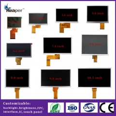 LCD Factory 7 Inch 1024*600 Resolution Lvds Interface TFT LCD Display with Touch Screen or HDMI/VGA Driver Board