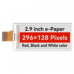 2.9 Inch E-Paper Display Module E-ink, Black White Eye Protection, Ultra Wide Viewing Angle, Low Power Consumption