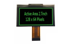 2.7 Inch Yellow/Blue/Green/White Industrial-Control OLED Display Screen Module 128*64 Resolution