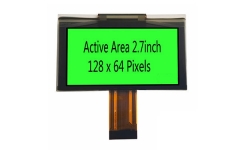 2.7 Inch Yellow/Blue/Green/White Industrial-Control OLED Display Screen Module 128*64 Resolution