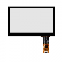 Custom 4.3 Inch LCD Display Capacitive Touch Screen Panel, Customizable size, thickness, interface, IC, color, etc.