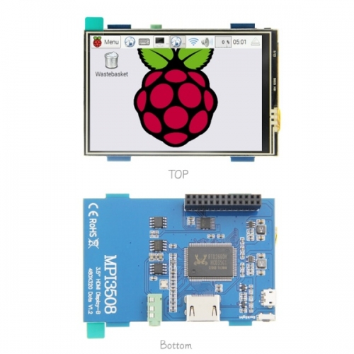 3.5inch HDMI Display 480x320 with resistive touch screen support Rasberry Pi