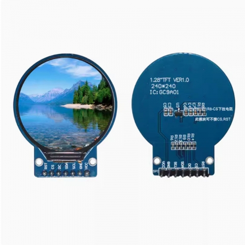 1.28inch IPS TFT LCD Display Module 240*240 Resolution 4 Line SPI Interface GC9A01 Small LCD Module