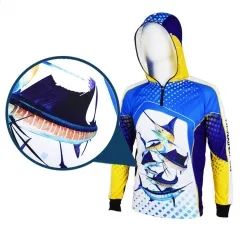 Full Printing Anti-UV Custom Fishing Jersey