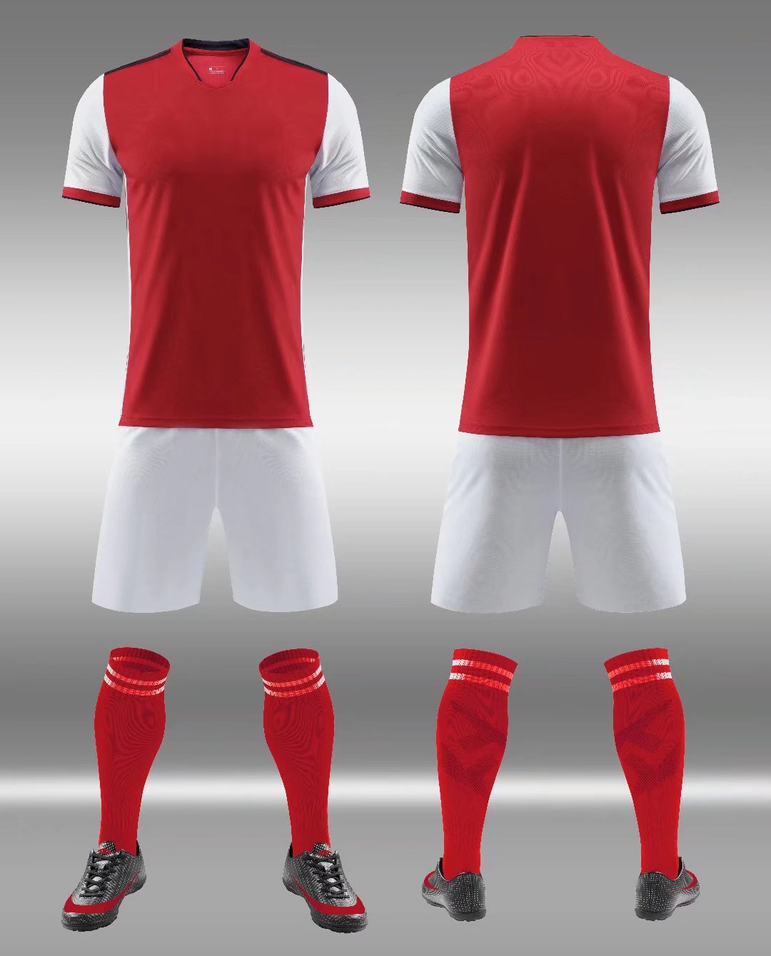 Mens Middle High School Collage Students Soccer Football Jersey Uniform