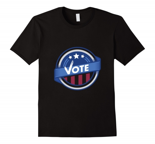 Get out and Vote Election T Shirt Custom Election Campaign Crew Neck Short Sleeve Tee