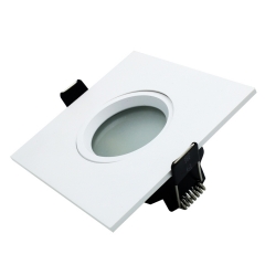 Square white waterproof downlight