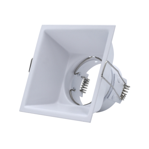 White square anti glare downlight fixtures