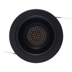 Black anti glare GU10 downlight fixtures