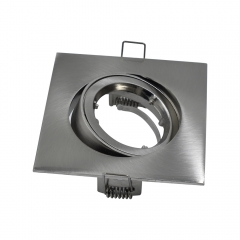 Square aluminum mr16 downlight fixtures