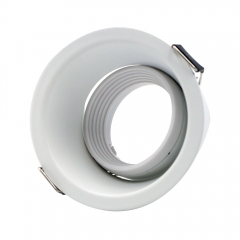 Round anti glare adjustable embedded downlight fixtures