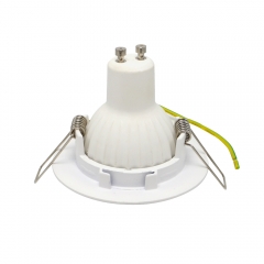 GU10 MR16 round aluminum alloy downlight fixture