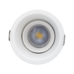 Round anti glare adjustable embedded downlight fixtures